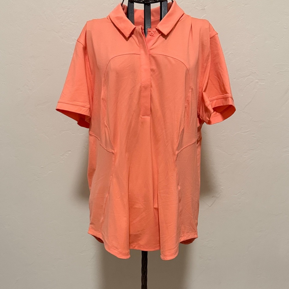 lululemon athletica Women's Coral Button Down Shirt